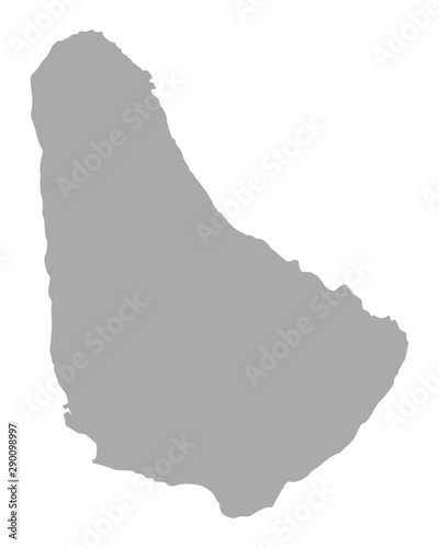 Karte von Barbados