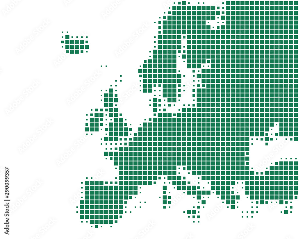 Fototapeta premium Karte von Europa