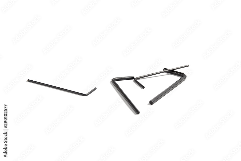 set of hand tools on a white background set of hand tools on a white background