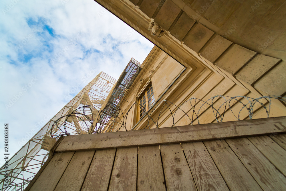 Obraz premium Drahtzaun