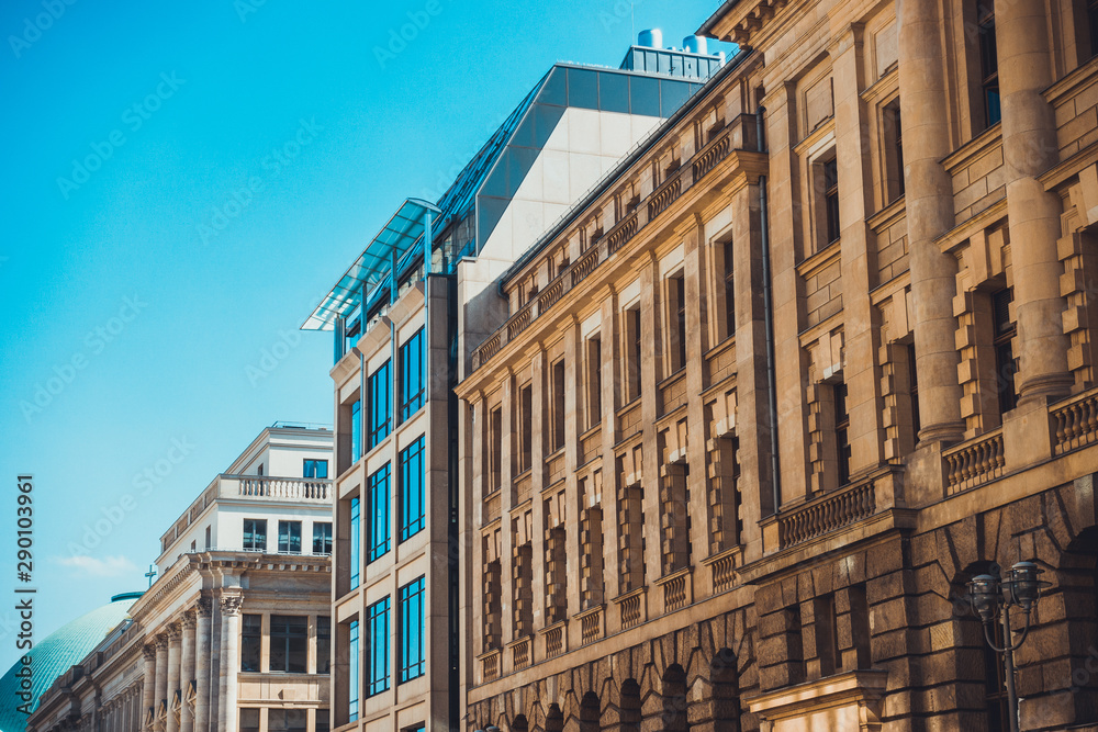 Obraz premium modern apartment building at berlin, mitte