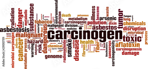 Carcinogen word cloud