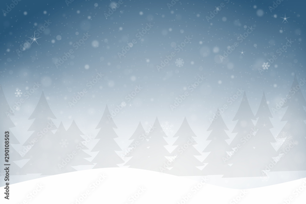 Merry Christmas Landscape. Merry Christmas Landscape.