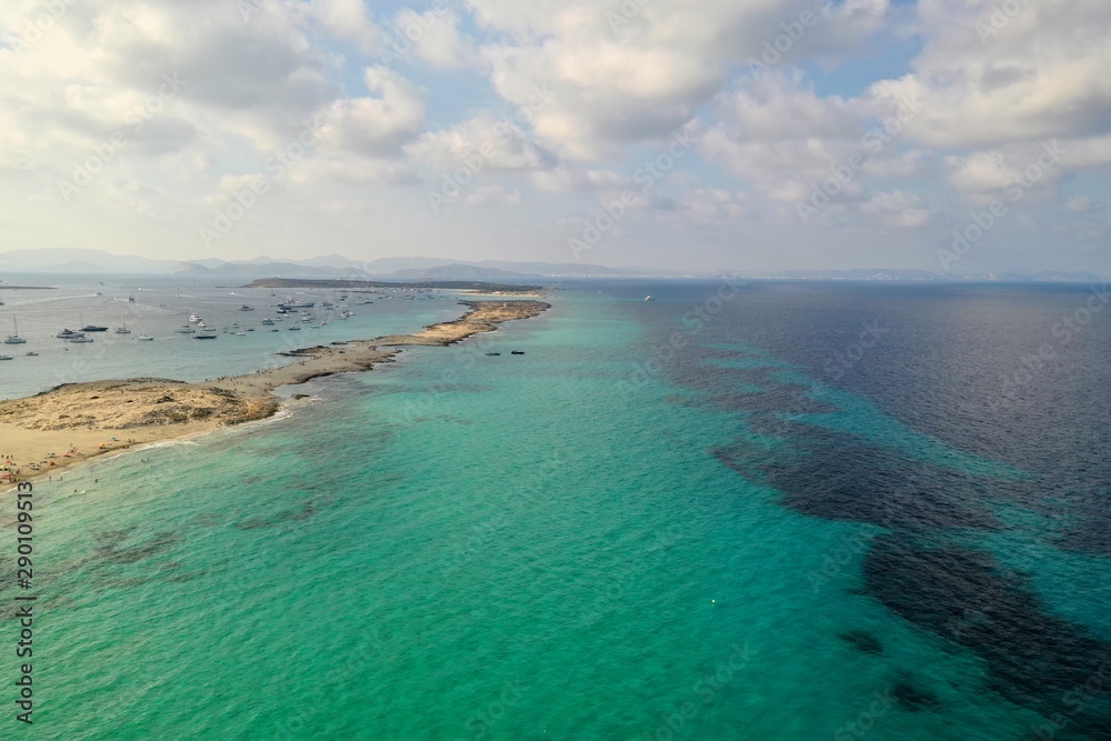 Aerial Formentera Coast