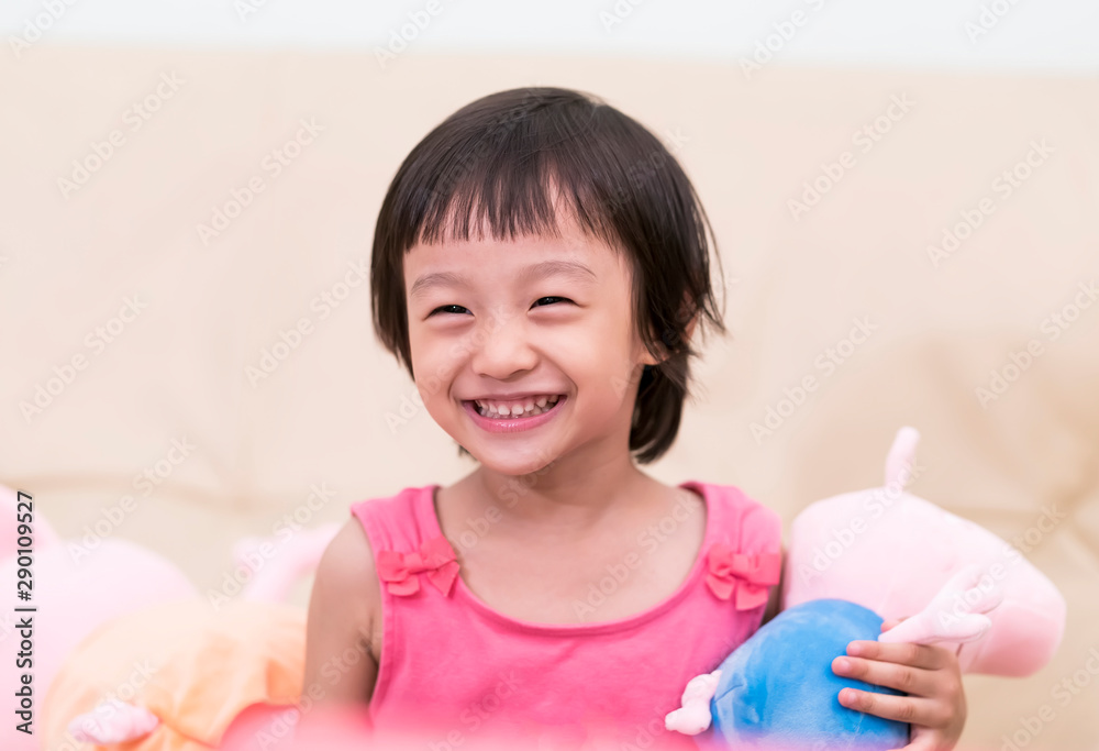 Portrait of beautiful asian cute girl smile Portrait of beautiful asian cute girl smile