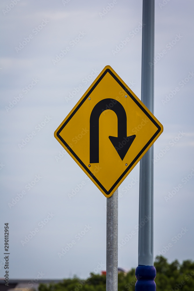 Sign showing road traffic signs Sign showing road traffic signs