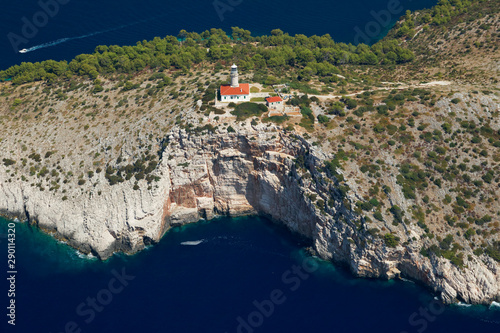 Lighthouse on Lastovo islands, Adriatic Sea, Croatia