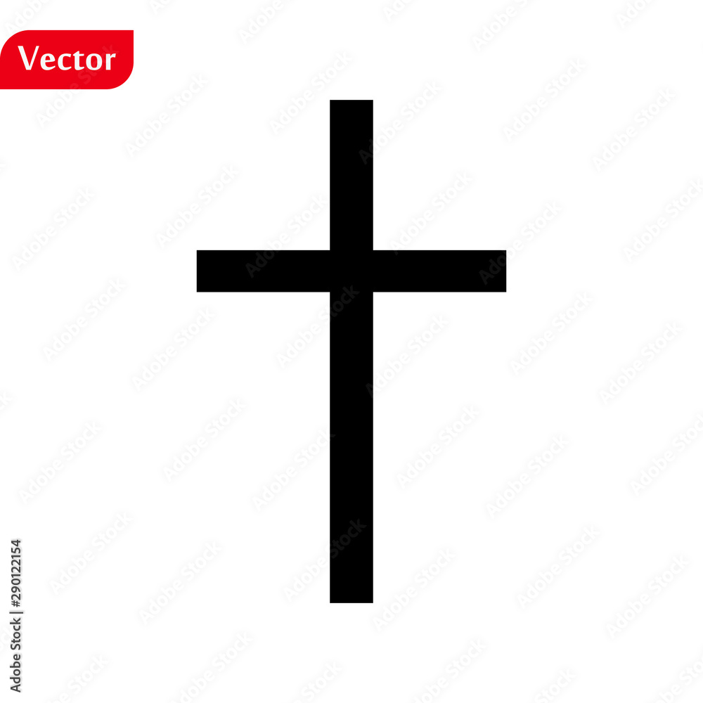 Latin cross icon. Elements of cross icon. Premium quality graphic design. Signs and symbol collection icon for websites, web design, mobile app, info graphics on white background eps10