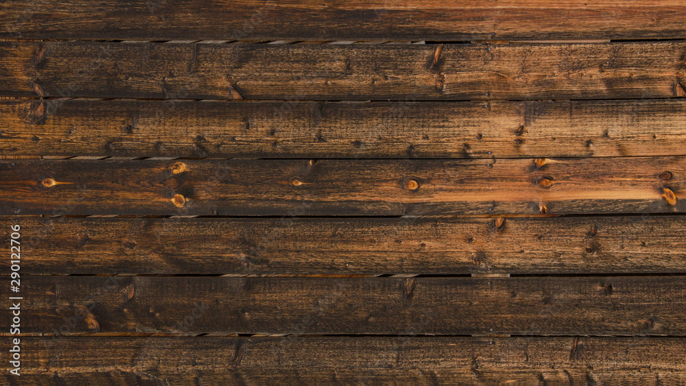 Fototapeta premium alte braune verwitterte Holzbretter Wand - Holz Hintergrund