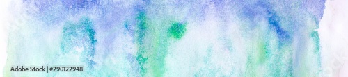 banner of abstract painted colorful watercolor background