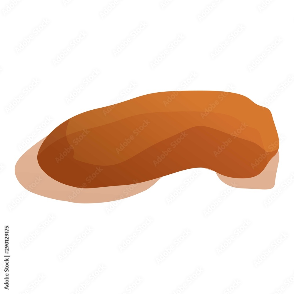 Dune stone icon. Cartoon of dune stone vector icon for web design isolated on white background Dune stone icon. Cartoon of dune stone vector icon for web design isolated on white background