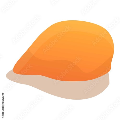 Oasis stone icon. Cartoon of oasis stone vector icon for web design isolated on white background
