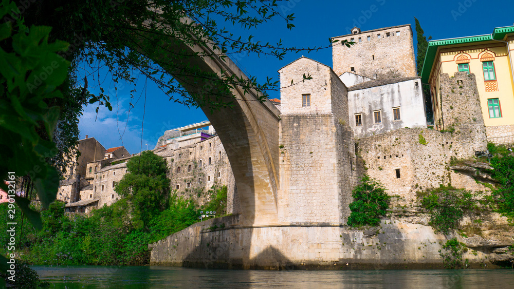 Beautiful Old Bridge in Mostar, Bosnia and Herzegovina
