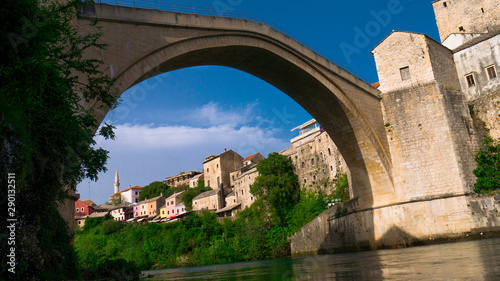 Stari Most bridge - Old town of Mostar, Bosnia and Herzegovina