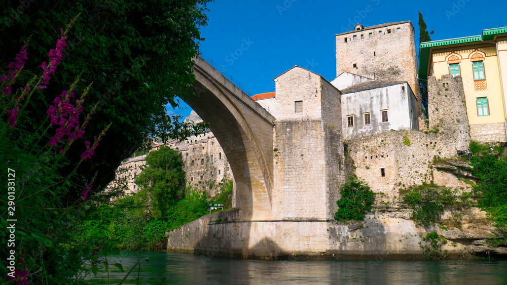 Stari Most on river Neretva, Bosnia and Herzegovina