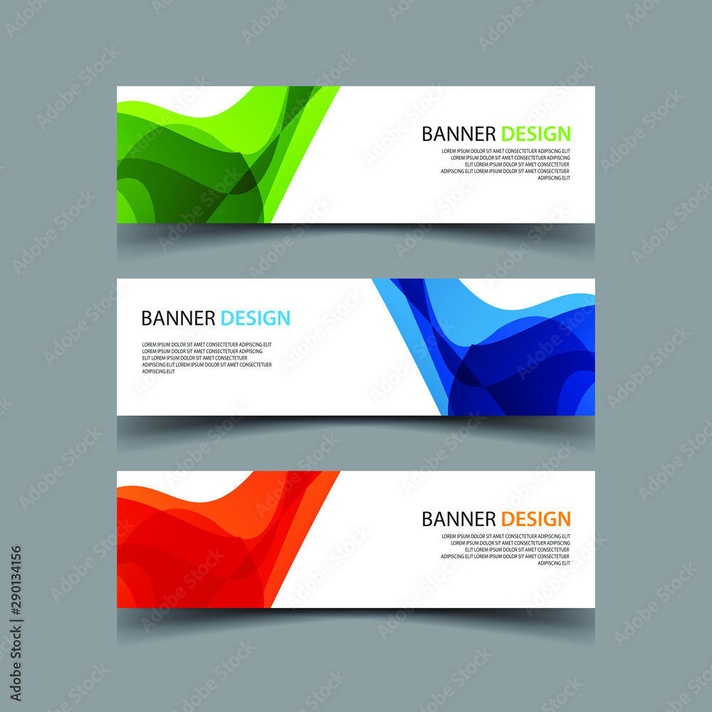 Fototapeta premium Vector Abstract design banner web template