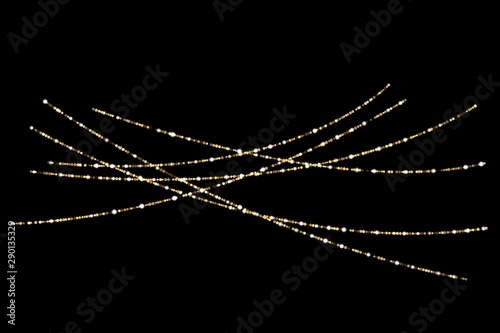 golden string light christmas string light
