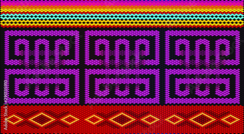 The traditional ornament of the inhabitants of the east and the Arab world.