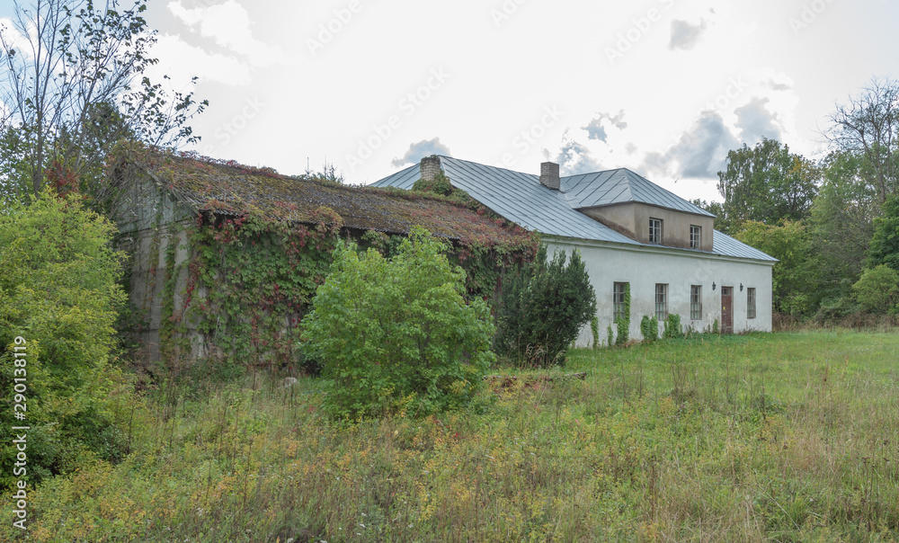 Fototapeta premium old building in estonia europe