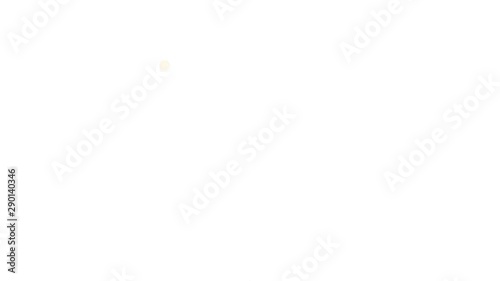 explosion of gold coins on a white background, isolated