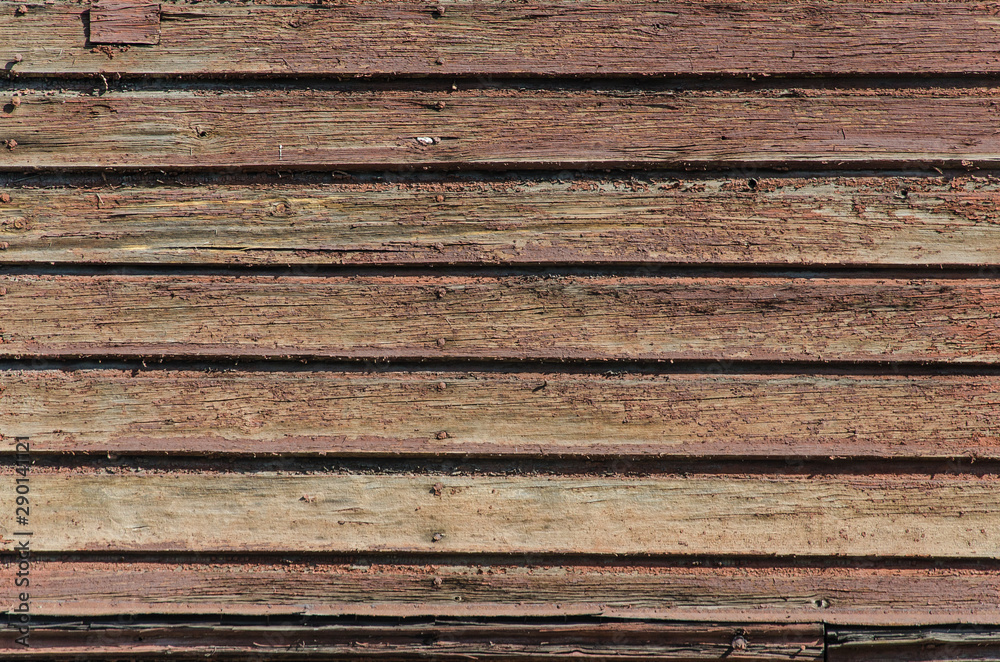 Old boards with peeling paint Old boards with peeling paint