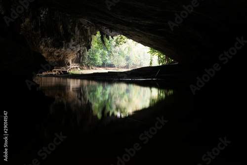 a cave in Tham Luang Thailand photo