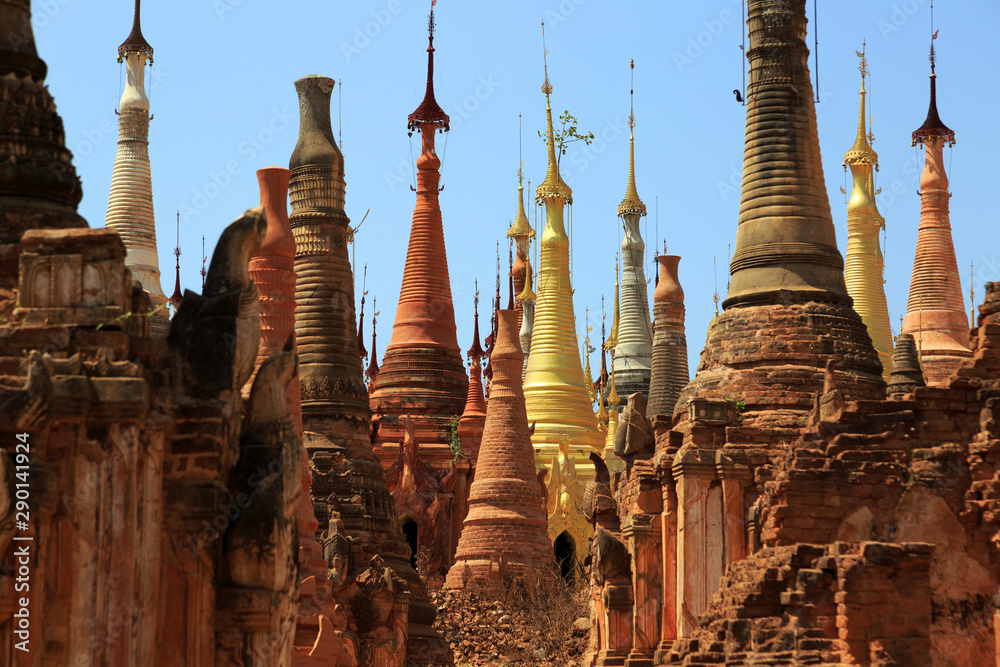 Fototapeta premium In-Dein-Pagodenwald