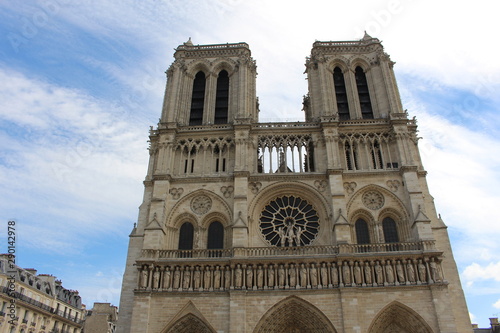 Notre Dame Blue Skies