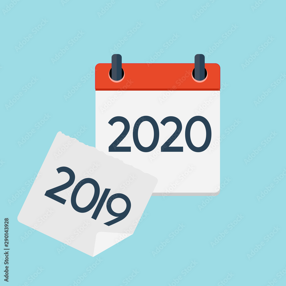 2020 New Year and Merry Christmas Background. Vector Illustration 2020 New Year and Merry Christmas Background. Vector Illustration