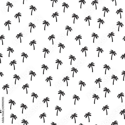 Palm tree pattern seamless texture