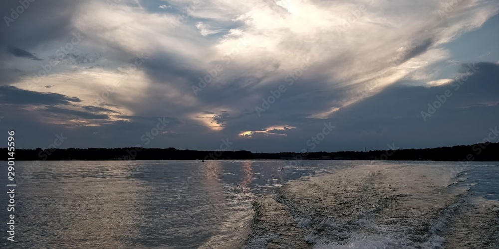 sunset boat ride