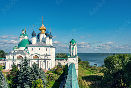 Spaso-Yakovlevsky Dimitriev Monastery. Rostov town of Russia. Golden ring of Russia