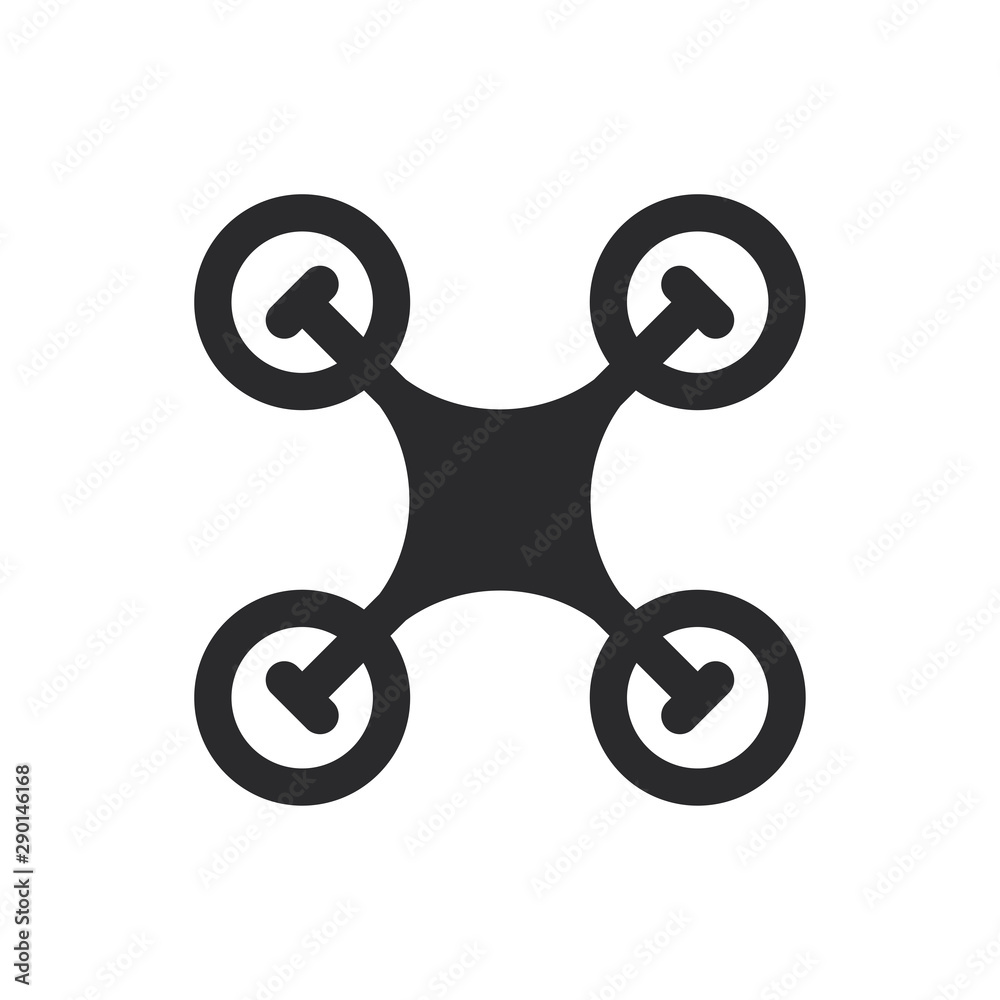 Drone vector icon in modern style for web site and mobile app Drone vector icon in modern style for web site and mobile app