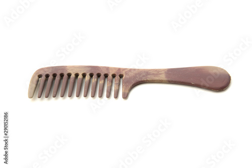 Hair comb isolated on white background