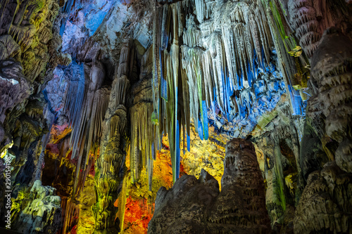 Old St. Michael's Cave located at the Upper Rock Nature Reserve at Gibraltar.