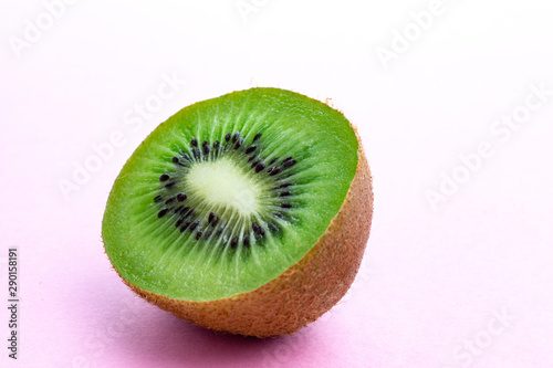 Kiwifruit. Green fresh juicy kiwi. Organic nutrition concept.