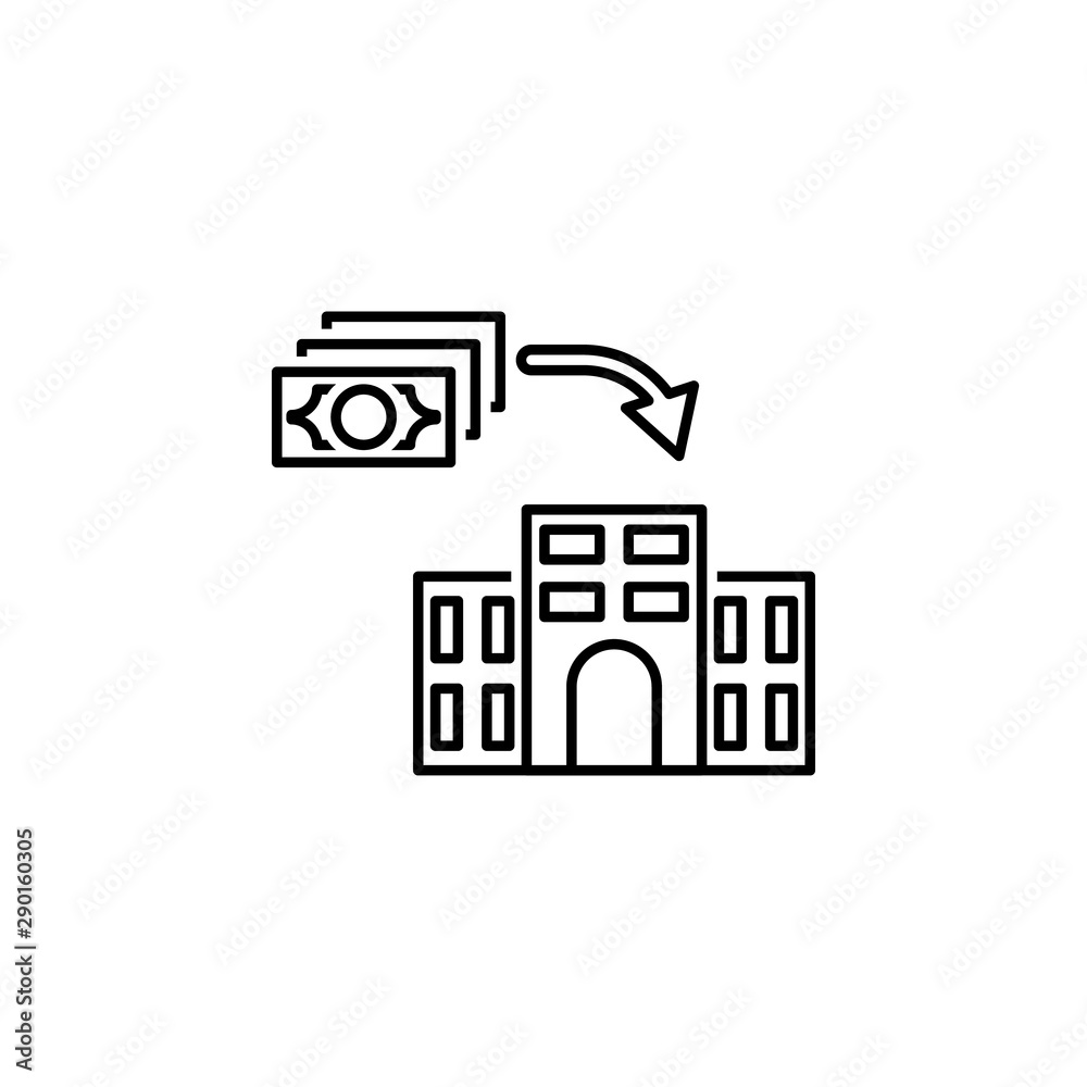 Financial, banking icon. Element of financial icon Financial, banking icon. Element of financial icon