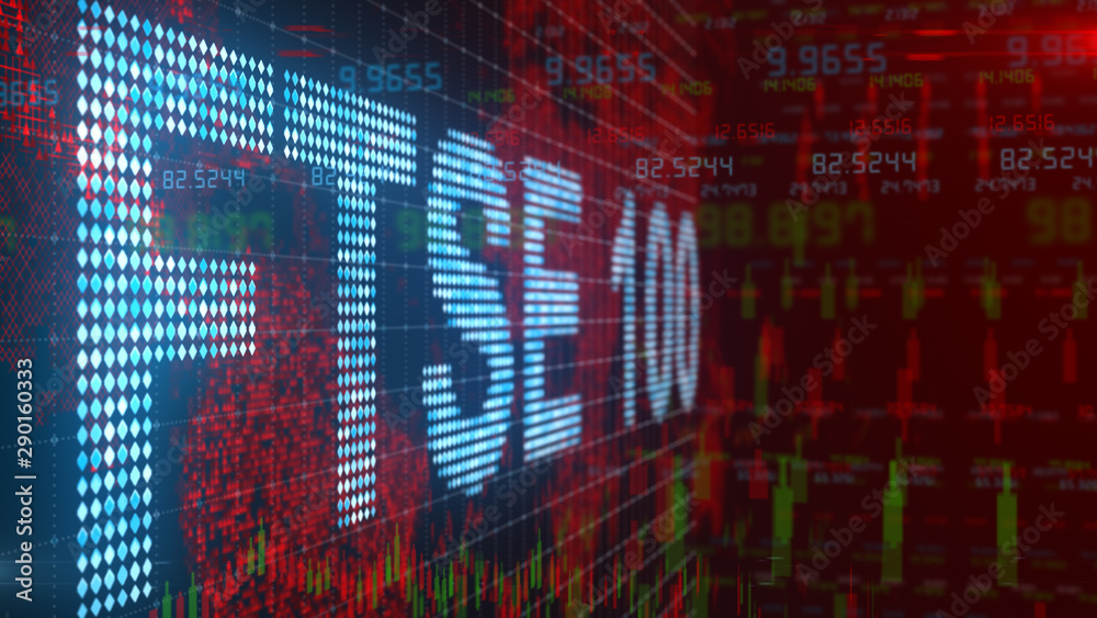 FTSE 100 Index 100 companies listed on the London Stock Exchange