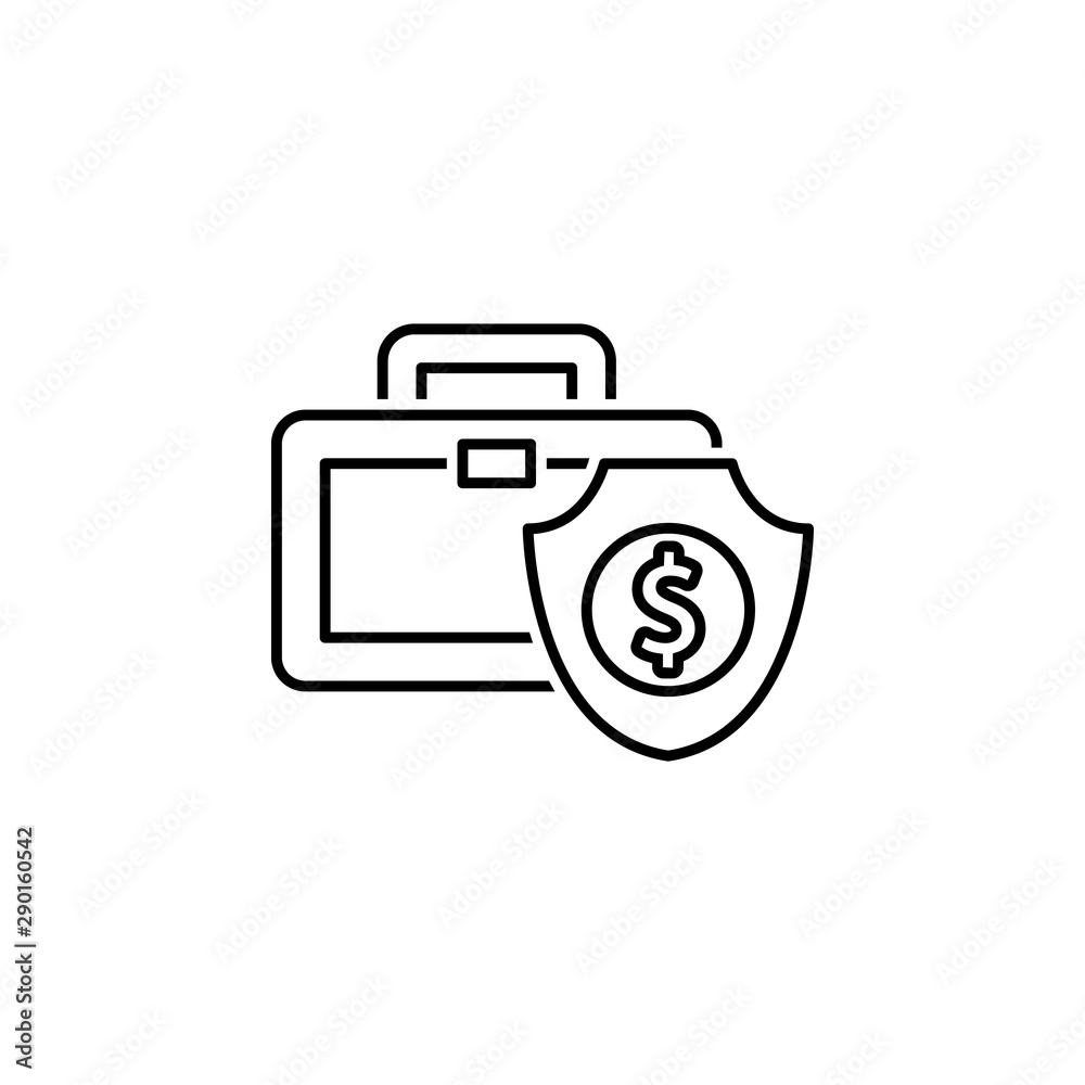 Financial, briefcase icon. Element of financial icon Financial, briefcase icon. Element of financial icon
