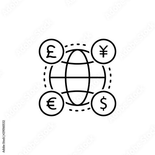 Financial  exchange icon. Element of financial icon
