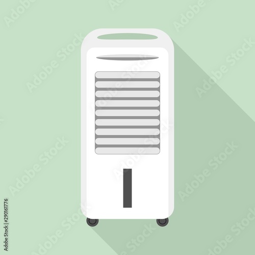 Room conditioning icon. Flat illustration of room conditioning vector icon for web design