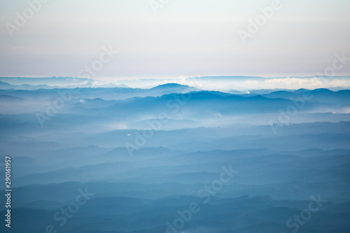 Fototapeta Naklejka Na Ścianę i Meble -  Mountains Shades of Blue
