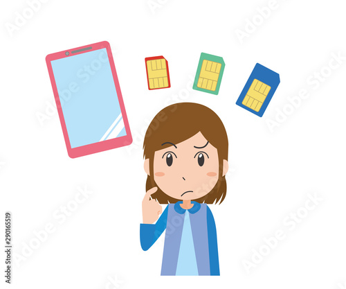 スマートフォン　携帯電話　疑問　女性　悩み　