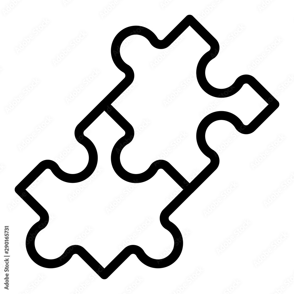 Graphic puzzle icon. Outline graphic puzzle vector icon for web design isolated on white background Graphic puzzle icon. Outline graphic puzzle vector icon for web design isolated on white background