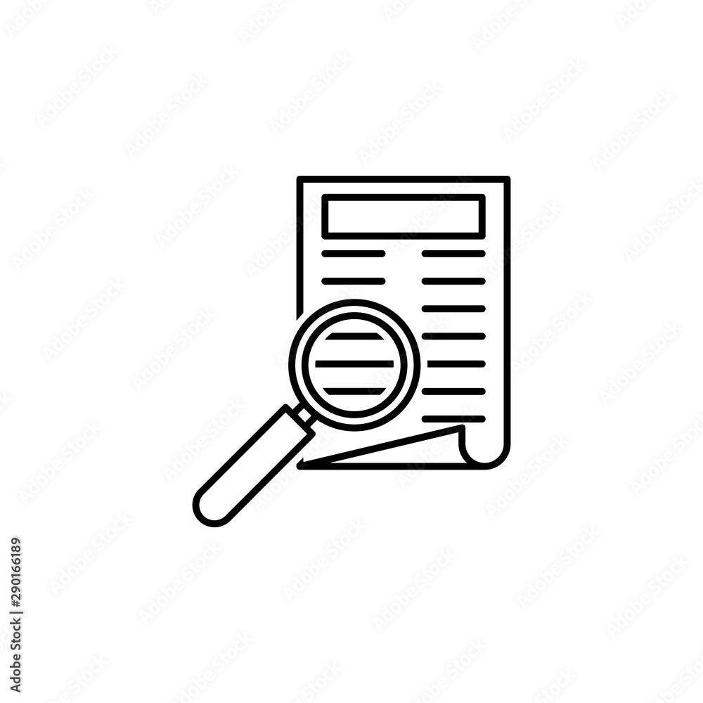 Newspaper icon. Element of news thin line icon Newspaper icon. Element of news thin line icon