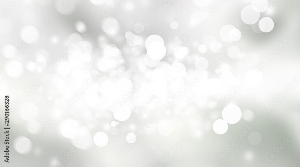 white and grey snows blurred abstract background. bokeh christmas blurred beautiful shiny Christmas lights white and grey snows blurred abstract background. bokeh christmas blurred beautiful shiny Christmas lights