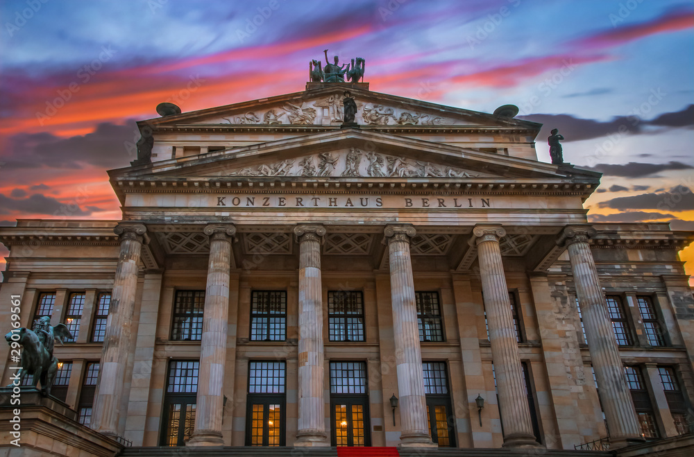 Konzerthaus Berlin at Dusk nobody