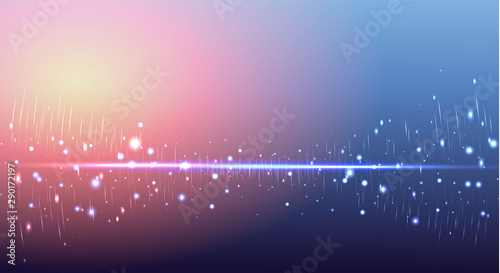 Aurora borealis shiny, abstract vector aurora australis background  for web and print