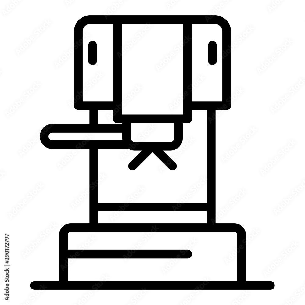 Mini coffee maker icon. Outline mini coffee maker vector icon for web design isolated on white background Mini coffee maker icon. Outline mini coffee maker vector icon for web design isolated on white background