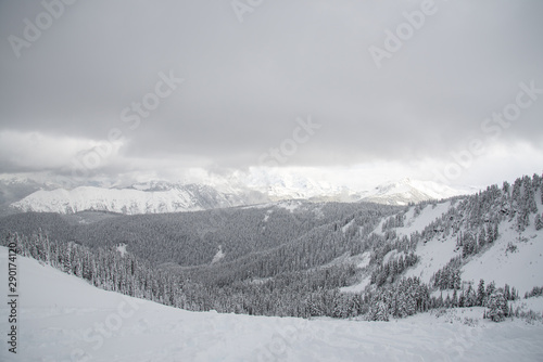 winter in mountains